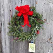 Load image into Gallery viewer, Natural Evergreen Wreath