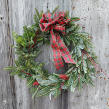 Load image into Gallery viewer, Natural Evergreen Wreath
